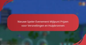 Nieuwe Speler Evenement Mijlpunt Prijzen voor Versnellingen en Hulpbronnen